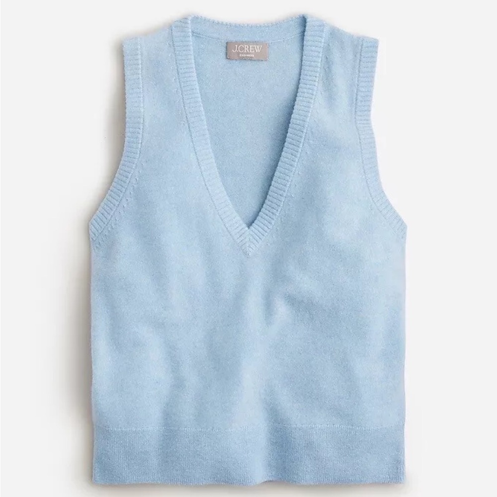 J. Crew Cashmere V-Neck Sweater Vest